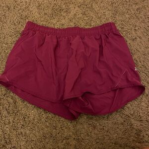 All in Motion Women's Burgundy Athletic Shorts